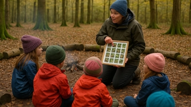 Forest school wildlife training